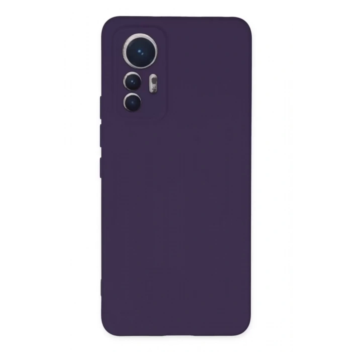 Xiaomi Mi 12 Lite Kılıf Nano içi Kadife Silikon - Mor