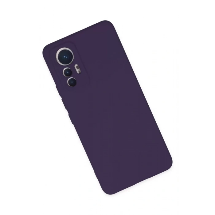 Xiaomi Mi 12 Lite Kılıf Nano içi Kadife Silikon - Mor