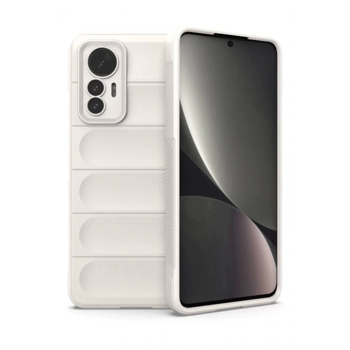Xiaomi Mi 12 Lite Kılıf Optimum Silikon - Krem