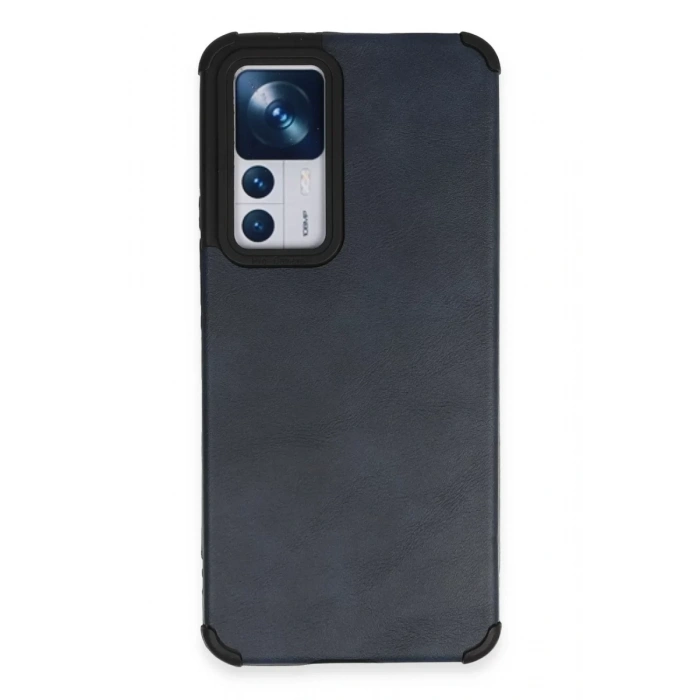 Xiaomi Mi 12T Kılıf Loop Deri Silikon - Lacivert