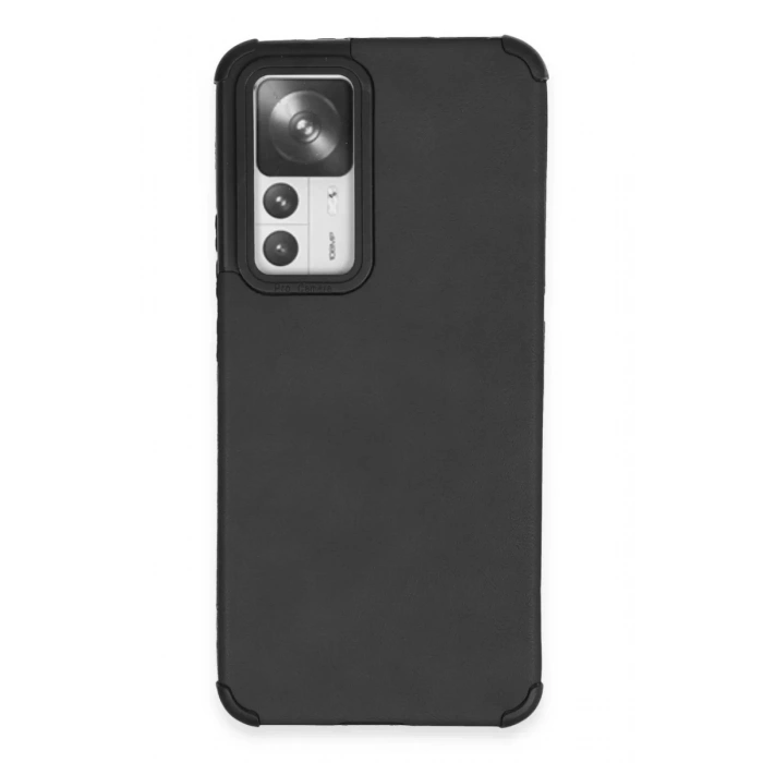 Xiaomi Mi 12T Kılıf Loop Deri Silikon - Siyah