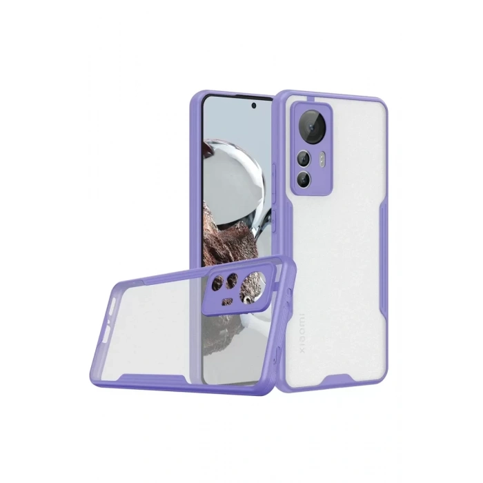 Xiaomi Mi 12T Kılıf Platin Silikon - Lila