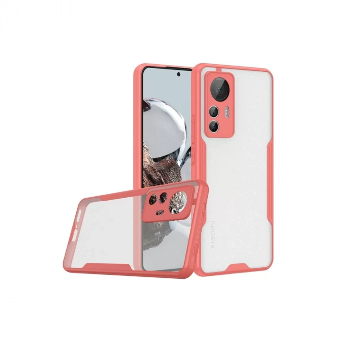 Xiaomi Mi 12T Kılıf Platin Silikon - Pembe