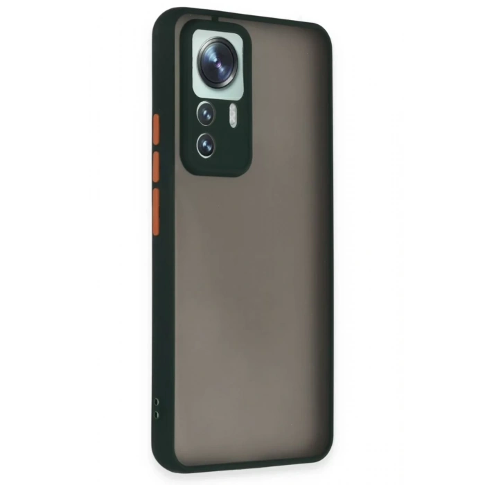 Xiaomi Mi 12T Pro Kılıf Montreal Silikon Kapak - Yeşil
