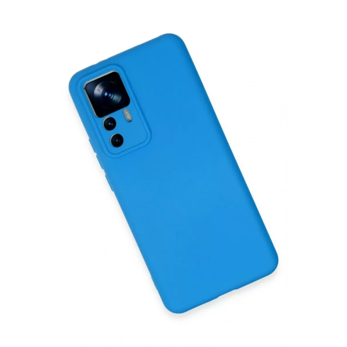 Xiaomi Mi 12T Pro Kılıf Nano içi Kadife Silikon - Mavi