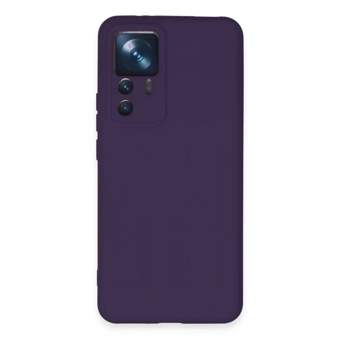 Xiaomi Mi 12T Pro Kılıf Nano içi Kadife Silikon - Mor
