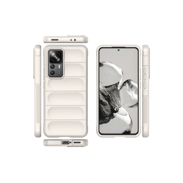 Xiaomi Mi 12T Pro Kılıf Optimum Silikon - Krem