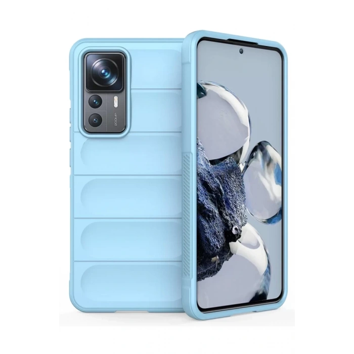 Xiaomi Mi 12T Pro Kılıf Optimum Silikon - Sky Blue