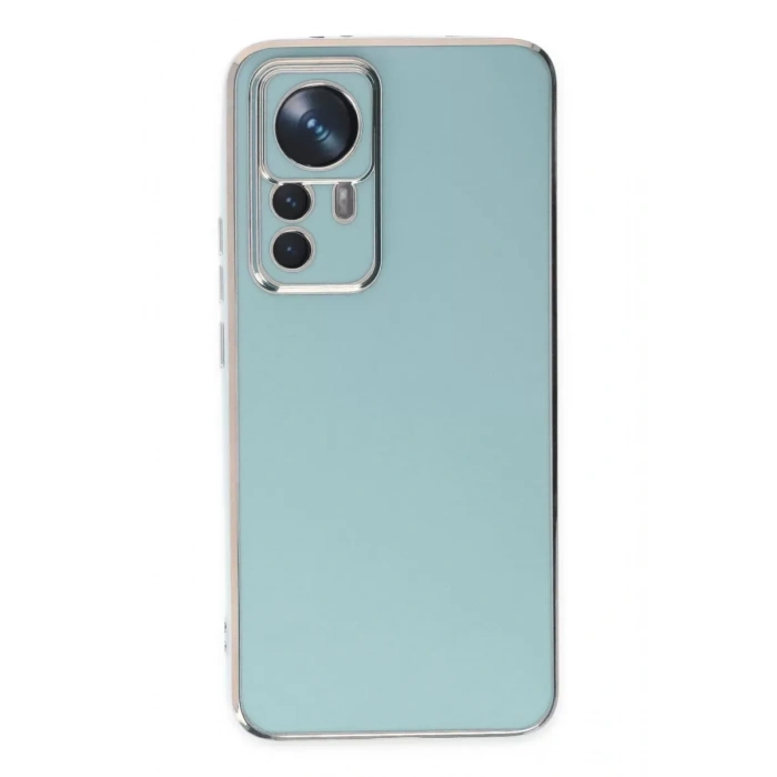 Xiaomi Mi 12T Pro Kılıf Volet Silikon - Açık Yeşil