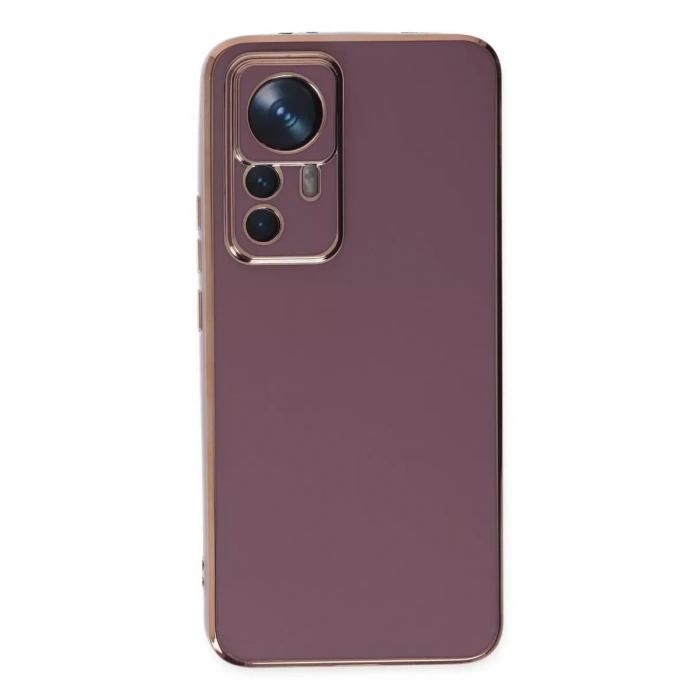 Xiaomi Mi 12T Pro Kılıf Volet Silikon - Mor