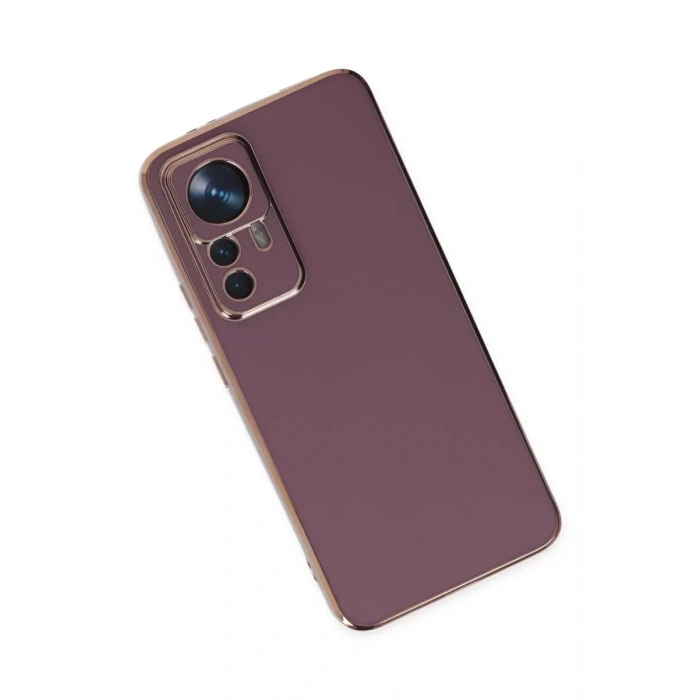 Xiaomi Mi 12T Pro Kılıf Volet Silikon - Mor
