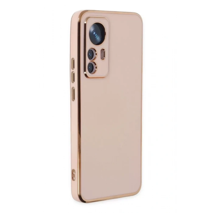 Xiaomi Mi 12T Pro Kılıf Volet Silikon - Pembe