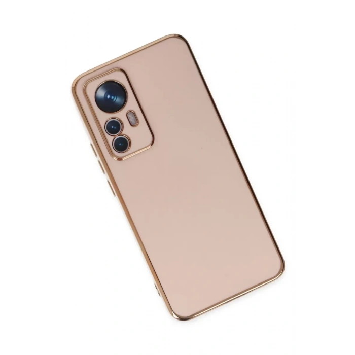 Xiaomi Mi 12T Pro Kılıf Volet Silikon - Pembe