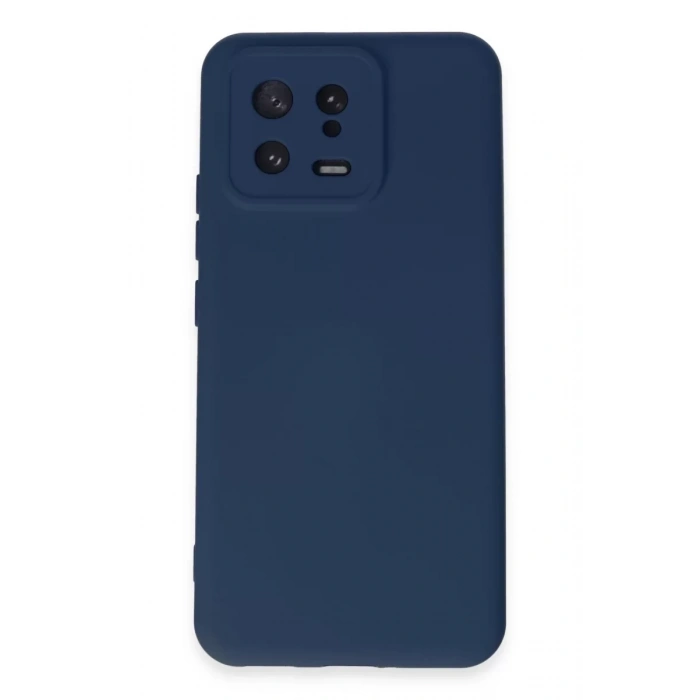 Xiaomi Mi 13 Kılıf Nano içi Kadife Silikon - Lacivert