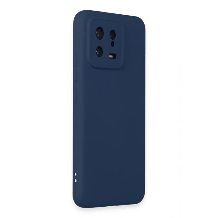 Xiaomi Mi 13 Kılıf Nano içi Kadife Silikon - Lacivert
