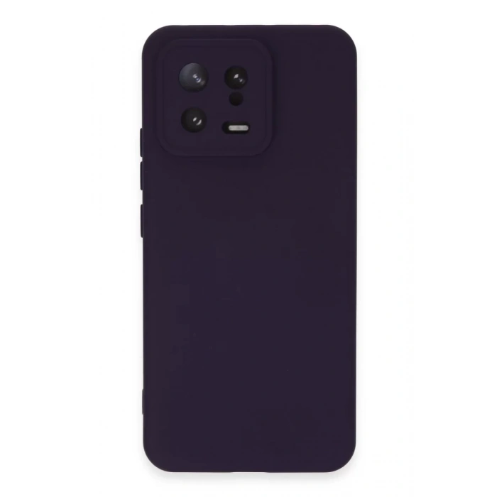 Xiaomi Mi 13 Kılıf Nano içi Kadife Silikon - Mor