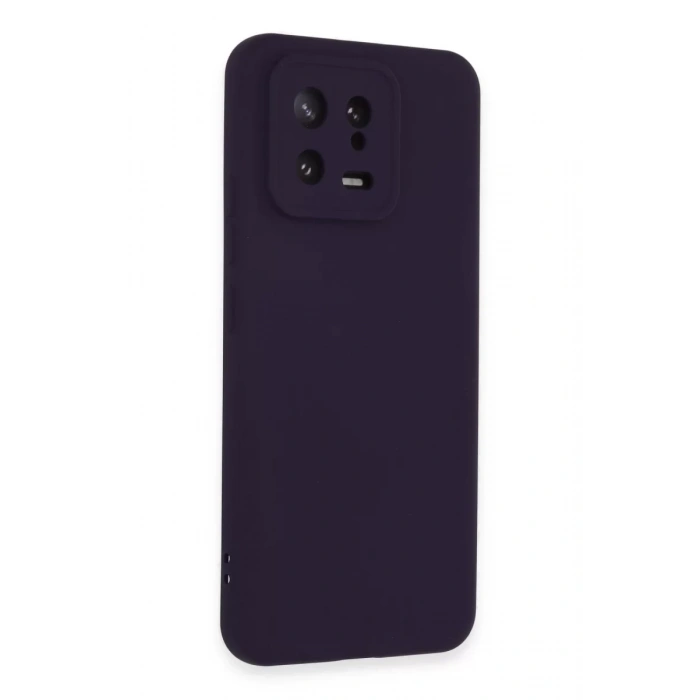 Xiaomi Mi 13 Kılıf Nano içi Kadife Silikon - Mor