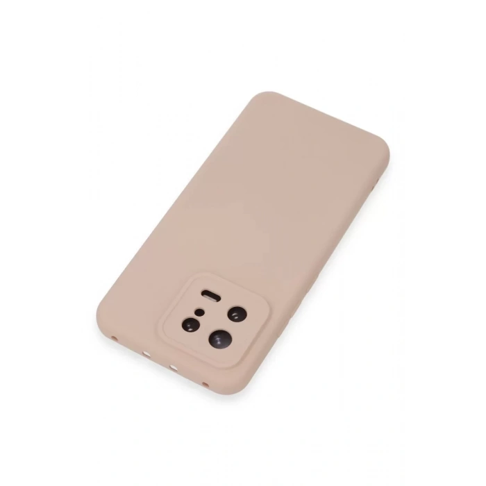 Xiaomi Mi 13 Kılıf Nano içi Kadife Silikon - Pudra