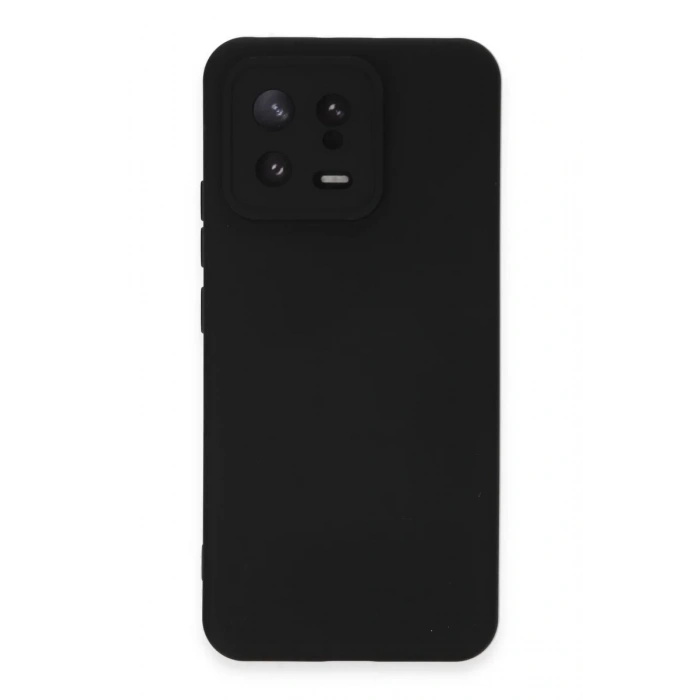 Xiaomi Mi 13 Kılıf Nano içi Kadife Silikon - Siyah