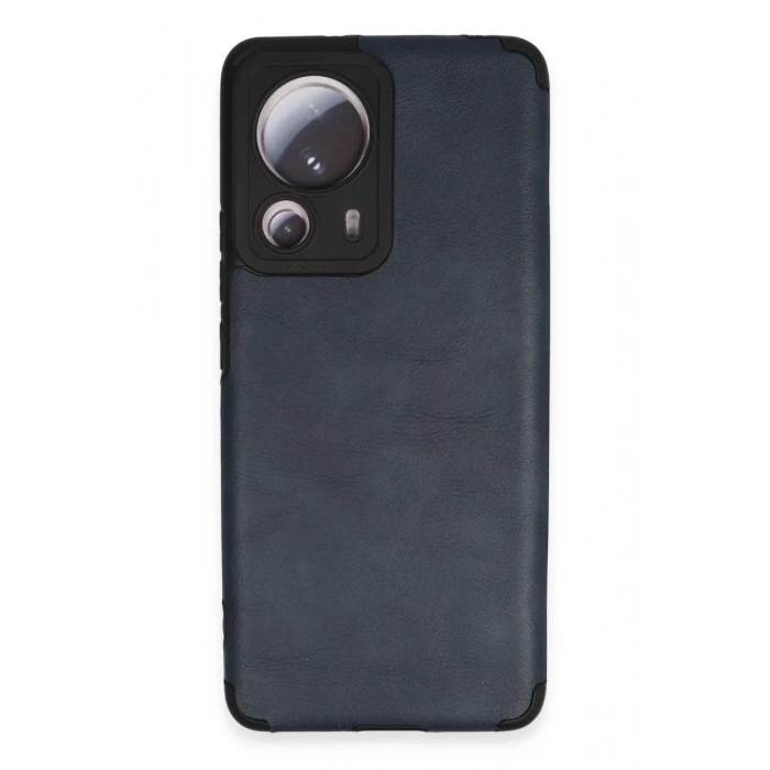 Xiaomi Mi 13 Lite Kılıf Loop Deri Silikon - Lacivert