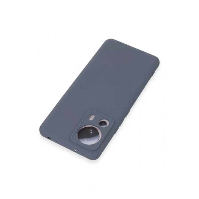 Xiaomi Mi 13 Lite Kılıf Nano içi Kadife Silikon - Gri