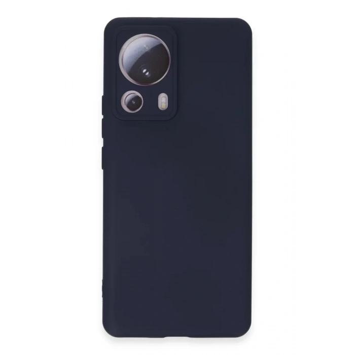 Xiaomi Mi 13 Lite Kılıf Nano içi Kadife Silikon - Lacivert