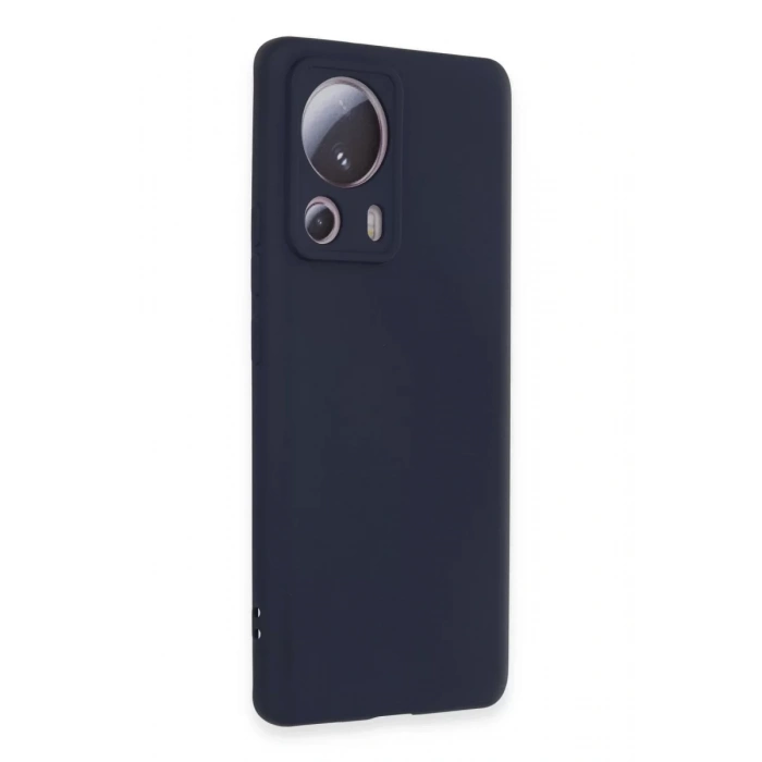 Xiaomi Mi 13 Lite Kılıf Nano içi Kadife Silikon - Lacivert