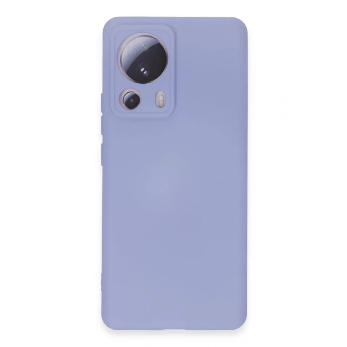 Xiaomi Mi 13 Lite Kılıf Nano içi Kadife Silikon - Lila