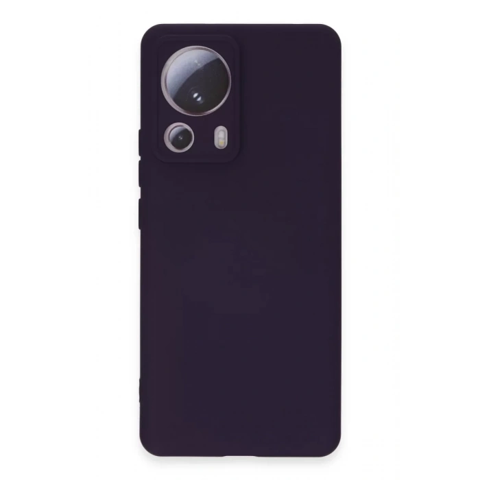 Xiaomi Mi 13 Lite Kılıf Nano içi Kadife Silikon - Mor