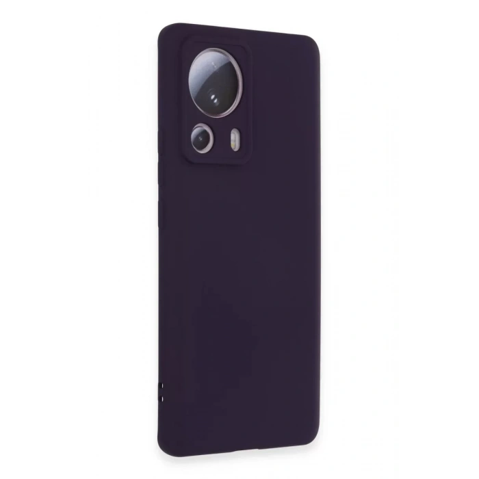 Xiaomi Mi 13 Lite Kılıf Nano içi Kadife Silikon - Mor