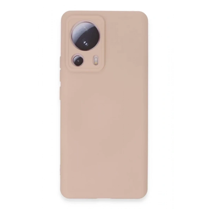 Xiaomi Mi 13 Lite Kılıf Nano içi Kadife Silikon - Pudra