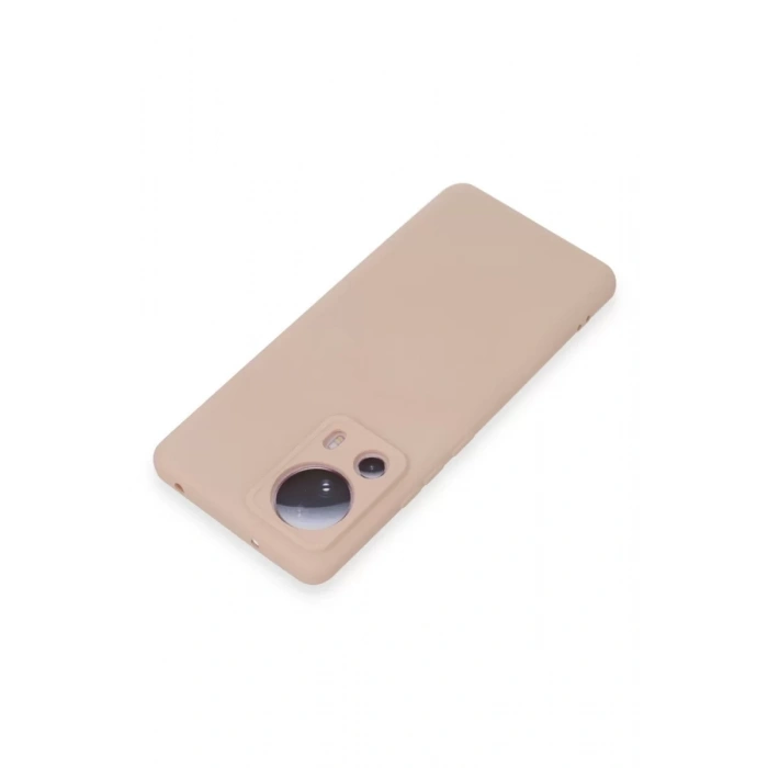 Xiaomi Mi 13 Lite Kılıf Nano içi Kadife Silikon - Pudra
