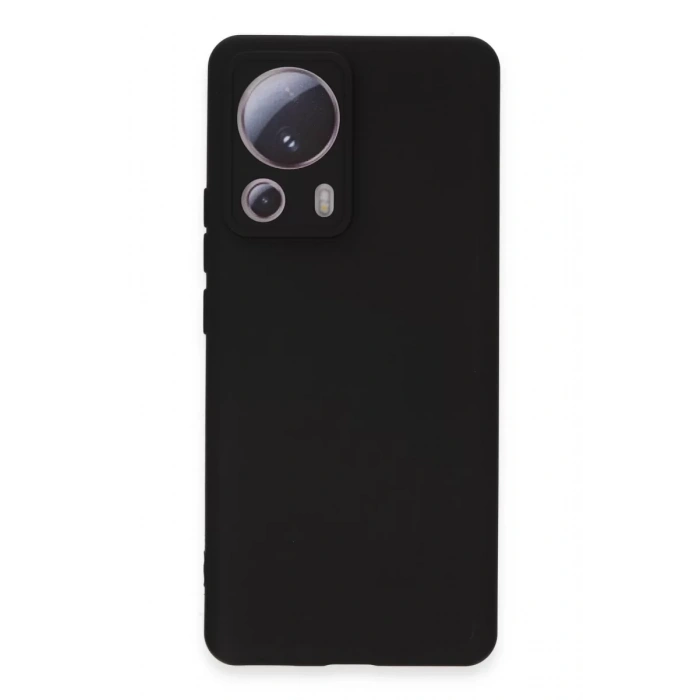 Xiaomi Mi 13 Lite Kılıf Nano içi Kadife Silikon - Siyah