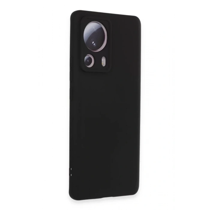 Xiaomi Mi 13 Lite Kılıf Nano içi Kadife Silikon - Siyah
