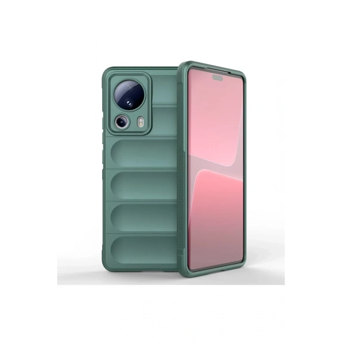 Xiaomi Mi 13 Lite Kılıf Optimum Silikon - Koyu Yeşil
