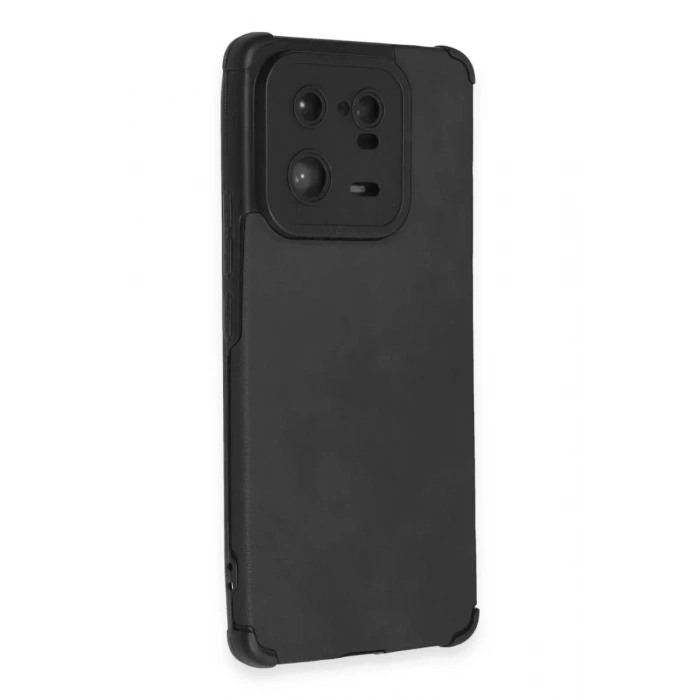Xiaomi Mi 13 Pro Kılıf Loop Deri Silikon - Siyah