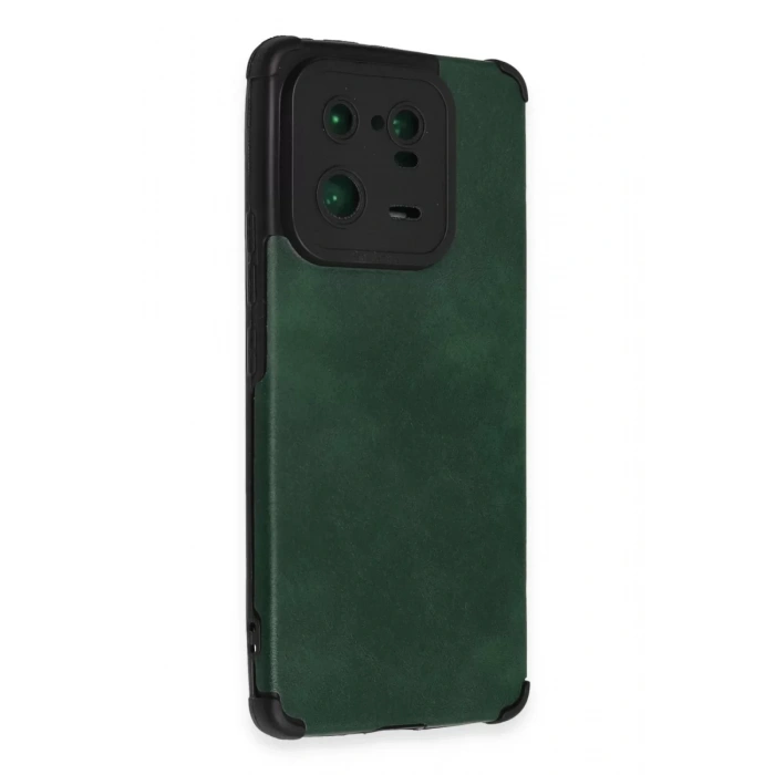 Xiaomi Mi 13 Pro Kılıf Loop Deri Silikon - Yeşil