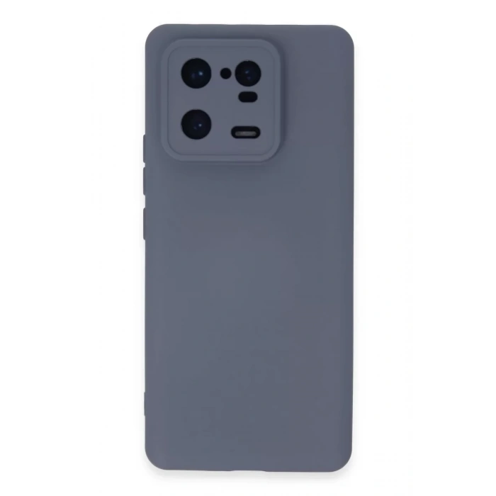 Xiaomi Mi 13 Pro Kılıf Nano içi Kadife Silikon - Gri