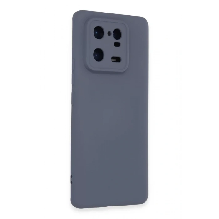 Xiaomi Mi 13 Pro Kılıf Nano içi Kadife Silikon - Gri