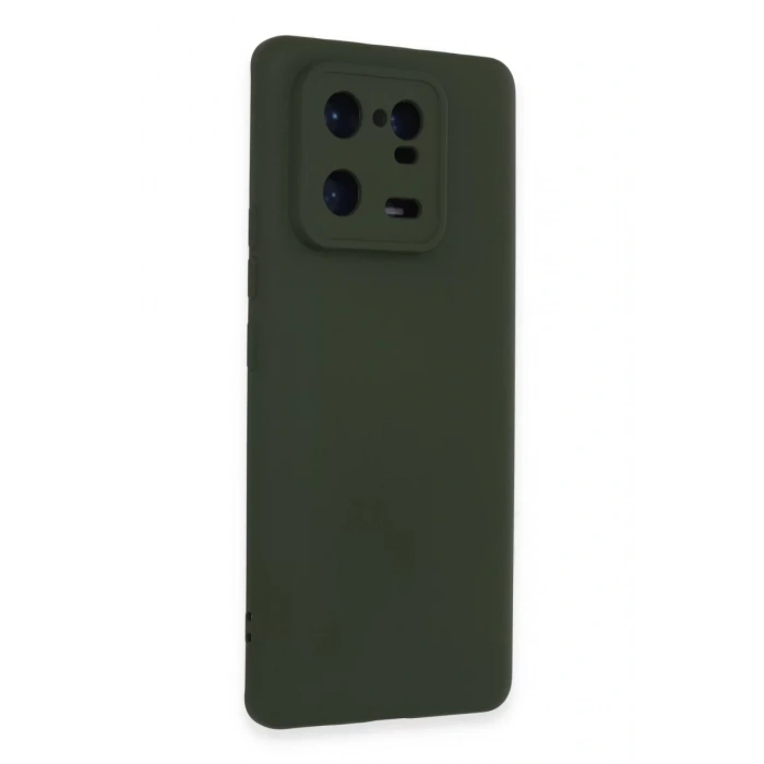 Xiaomi Mi 13 Pro Kılıf Nano içi Kadife Silikon - Koyu Yeşil