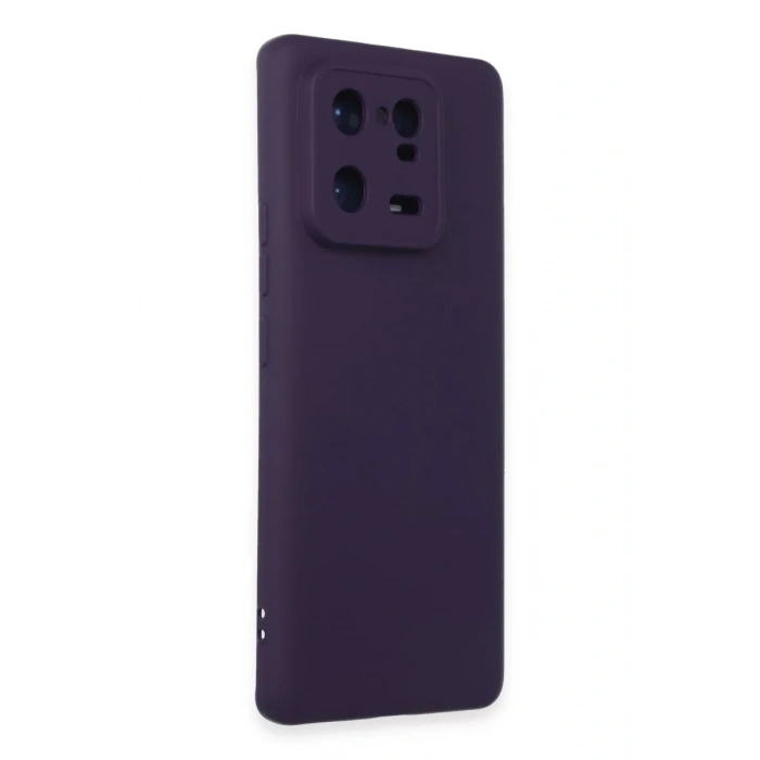 Xiaomi Mi 13 Pro Kılıf Nano içi Kadife Silikon - Mor