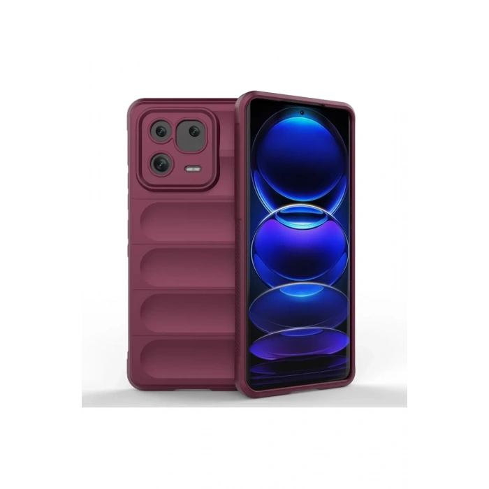 Xiaomi Mi 13 Pro Kılıf Optimum Silikon - Bordo