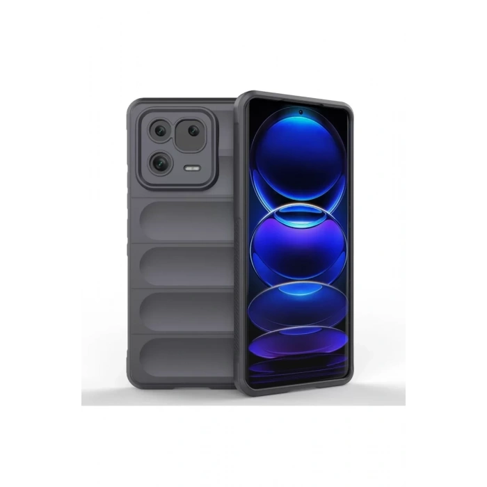 Xiaomi Mi 13 Pro Kılıf Optimum Silikon - Siyah