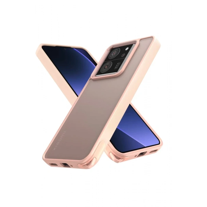 Xiaomi Mi 13T Kılıf Elegant Kapak - Pudra