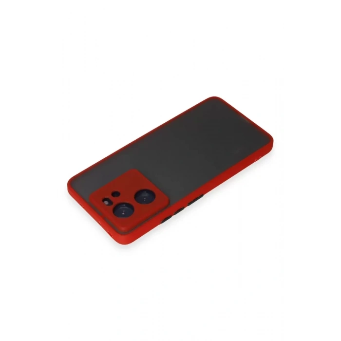 Xiaomi Mi 13T Pro Kılıf Montreal Silikon Kapak - Kırmızı
