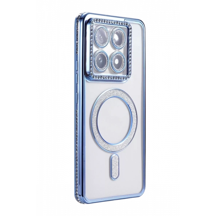 Xiaomi Mi 14T Pro Joke Simli Magneticsafe Kılıf - Mavi