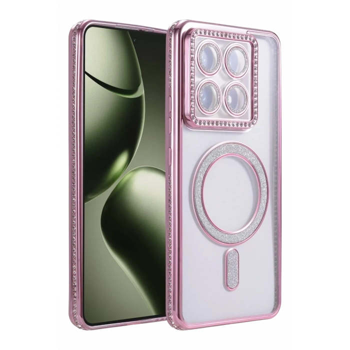 Xiaomi Mi 14T Pro Joke Simli Magneticsafe Kılıf - Pembe