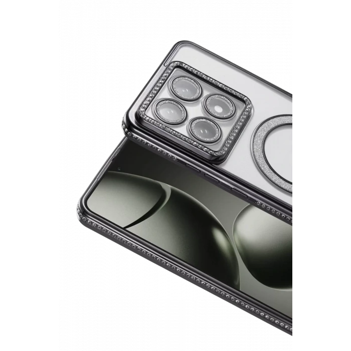Xiaomi Mi 14T Pro Joke Simli Magneticsafe Kılıf - Siyah