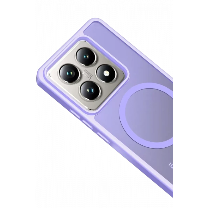 Xiaomi Mi 14T Pro Jota Magsafe Kapak - Lila