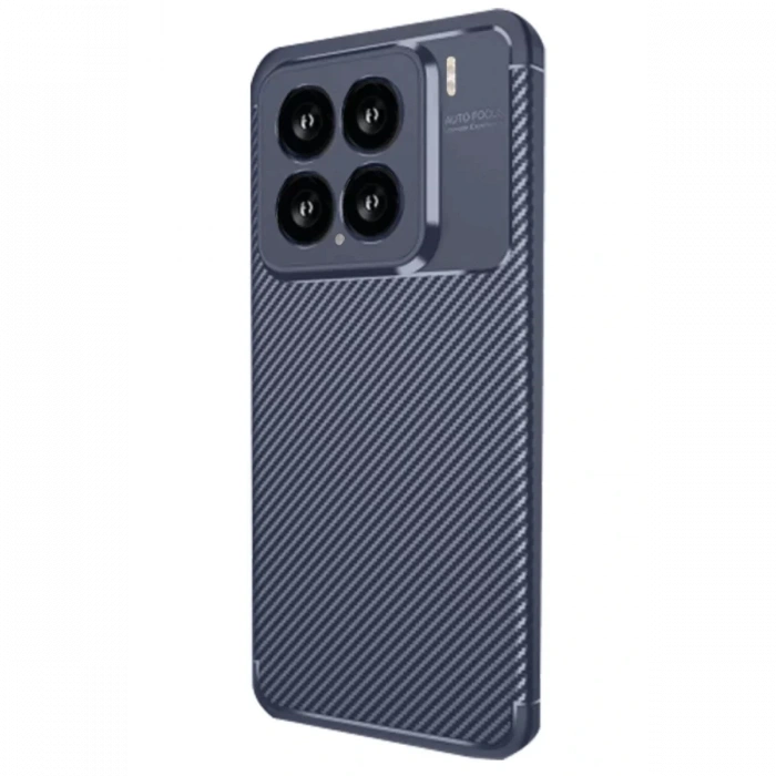 Xiaomi Mi 15 Kılıf Auto Focus Karbon Kapak - Lacivert